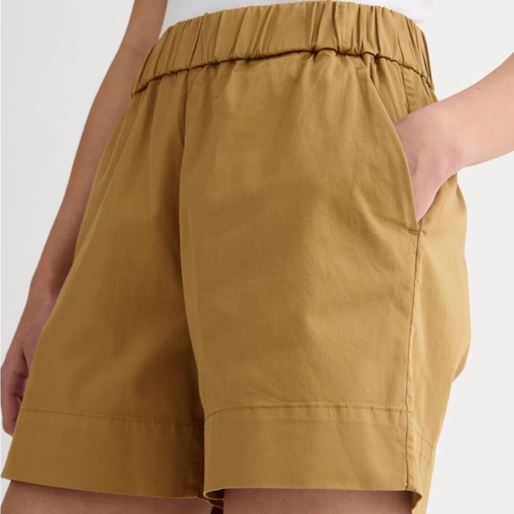 Everlane Golden Elastic Waist Shorts size 4 - Picture 9 of 9